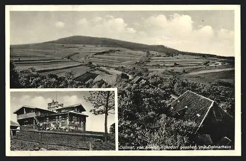 AK Dolmar, Dolmarhaus, Aussicht von Schloss Kühndorf