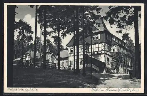 AK Friedrichroda /Thür., Hotel und Pension Spiessberghaus