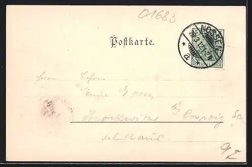 AK Nossen, Totalansicht über den Fluss