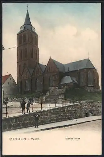 AK Minden / Weser, Marienkirche