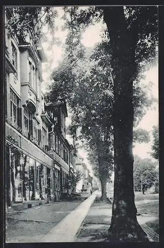 AK Zellerfeld, Goslarsche-Strasse mit Passanten