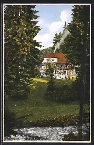 AK Bad Berneck, Gasthaus Waldkurhaus Pension Gertrudslust