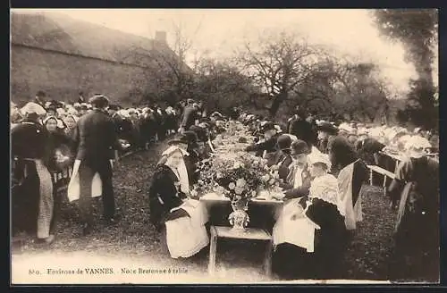 AK Vannes, Noce bretonne à table