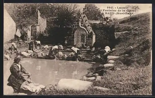 AK Baud, Lavoir et Fontaine de la Clarté