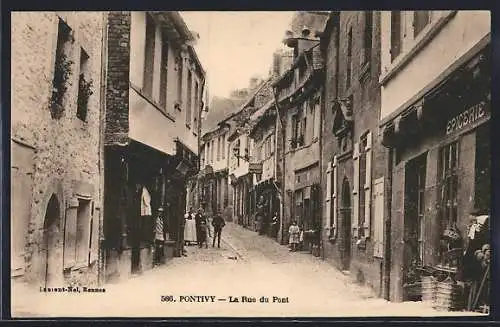 AK Pontivy, La Rue du Pont