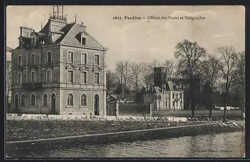 AK Pontivy, L`Hôtel des Postes et Télégraphes