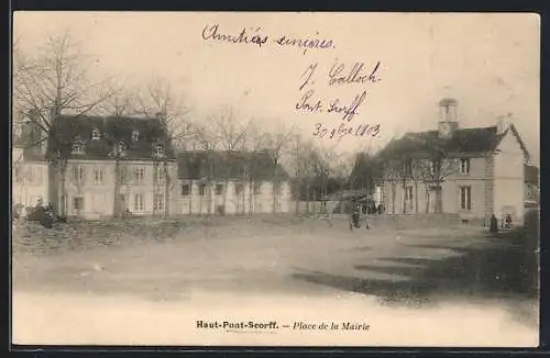 AK Haut-Pont-Scorff, Place de la Mairie