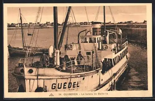 AK Quiberon, Le bateau de Belle-Île