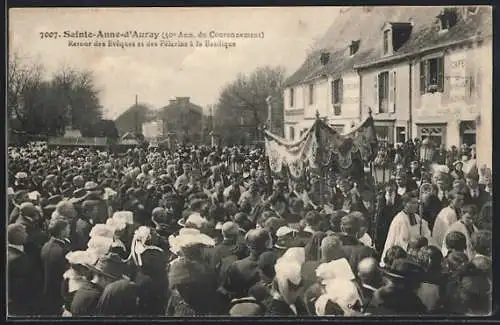 AK Sainte-Anne-d`Auray, Retour des Évêques et des Pèlerins à la Basilique