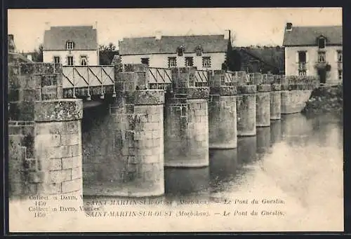 AK Saint-Martin-sur-Oust, Le Pont du Gueslin