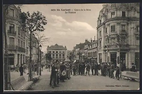 AK Lorient, Cours de la Bôve et le Théâtre