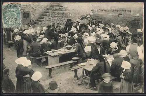 AK Carnac, Un repas de Noces