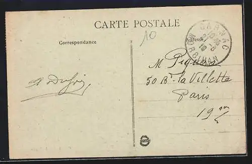 AK Carnac, Bénédiction des Vaches devant l`église