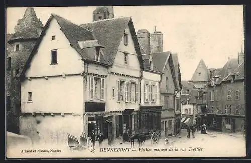 AK Hennebont, Vieilles maisons de la rue Trottier