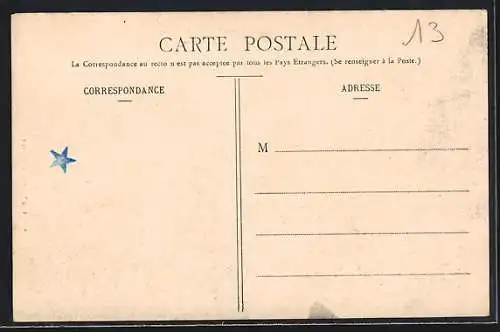 AK Lorient, Statue Jules Simon devant une foule rassemblée près de l`entrée monumentale