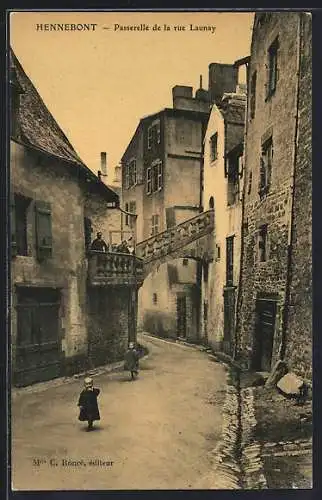 AK Hennebont, Passerelle de la rue Launay