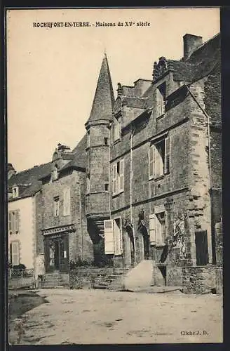 AK Rochefort-en-Terre, Maisons du XVe siècle