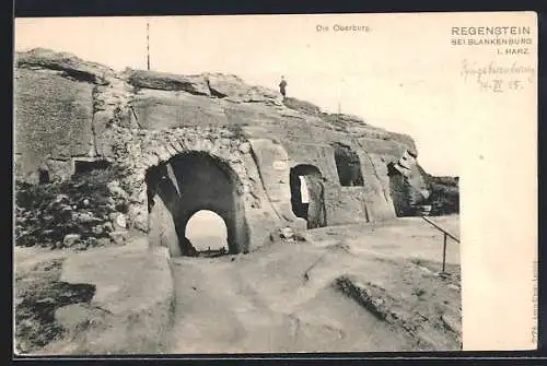 AK Regenstein bei Blankenburg, Tor in der Oberburg