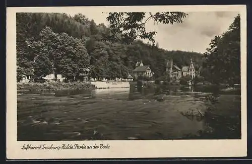 AK Treseburg-Halde, Partie an der Bode