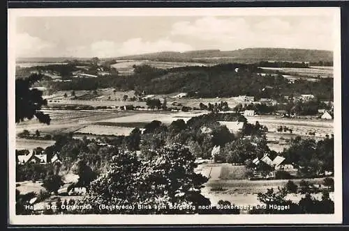 AK Hagen /Osnabrück, Blick vom Borgberg nach Bückersberg