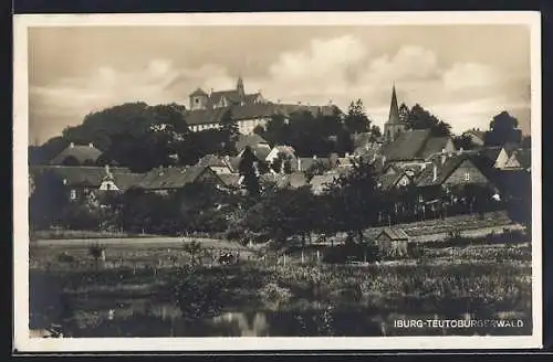 AK Iburg /Teutoburgerwald, Teilansicht am Ufer