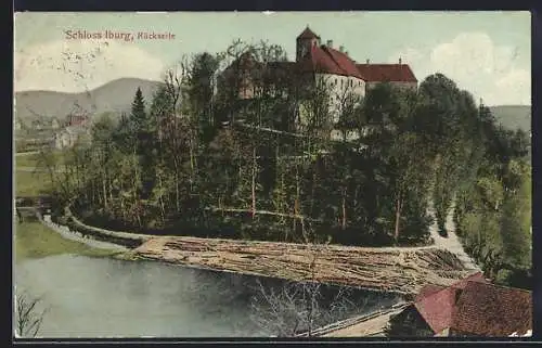 AK Iburg, Schloss Iburg, Rückseite