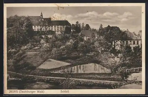 AK Iburg /Teutoburger Wald, Blick auf das Schloss