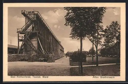 AK Bad Rothenfelde /Teutoburger Wald, Blick aufs Alte Gradierwerk