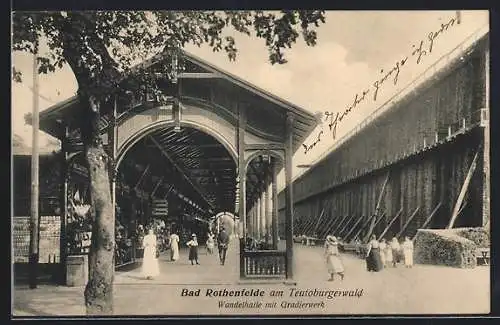 AK Bad Rothenfelde am Teutoburgerwald, Wandelhalle und Gradierwerk