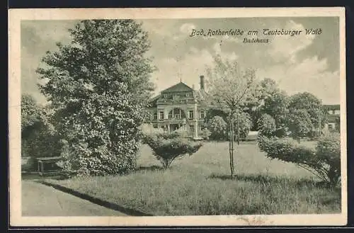 AK Bad Rothenfelde am Teutoburger Wald, Blick auf das Badehaus