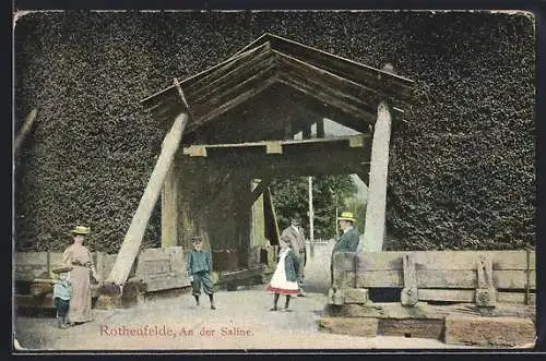 AK Rothenfelde / Teutoburger Wald, An der Saline, Gradierwerk