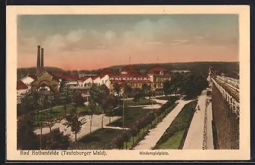 AK Bad Rothenfelde /Teutoburger Wald, Partie am Spielplatz