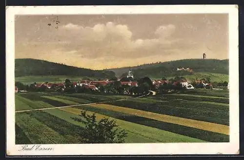 AK Bad Essen, Ortsansicht aus der Vogelschau