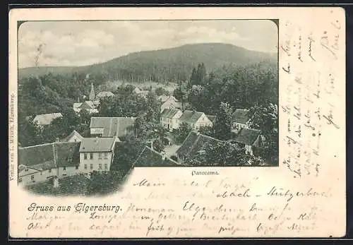 AK Elgersburg, Panorama der Ortschaft