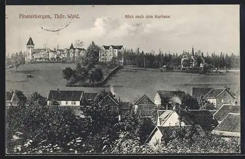 AK Finsterbergen /Thür. Wald, Blick zum Kurhaus