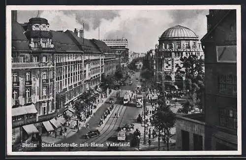 AK Berlin-Tiergarten, Saarlandstrasse mit Haus Vaterland