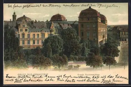 AK Darmstadt, Grossherzogliches Residenzschloss