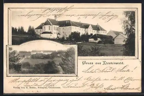 AK Klosterwald / Hawangen, Mädchen-Mittelschule & Haushaltungsschule