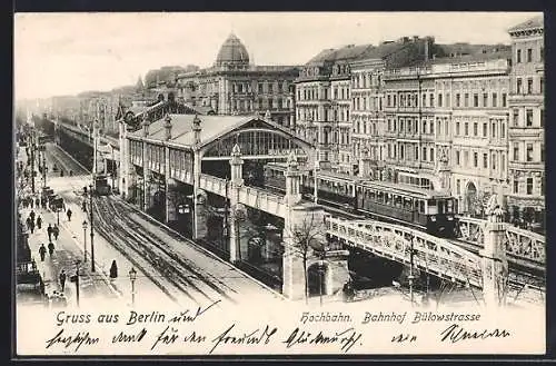 AK Berlin-Schöneberg, U-Bahnhof Bülowstrasse