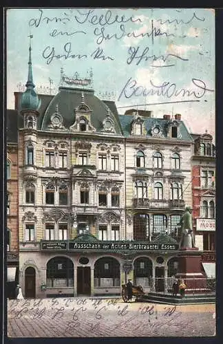 AK Essen / Ruhr, Ansicht Restaurant Im weissen Röss'l am Markt, Inh. Franz Bössl