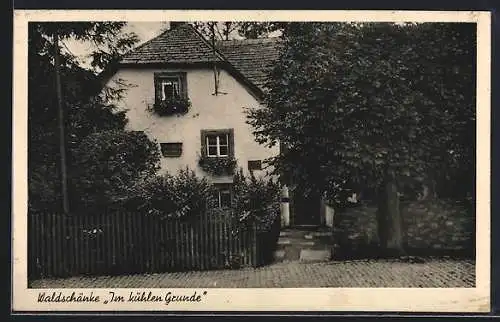 AK Hunnesrück bei Dassel, Gasthaus-Waldschänke Im kühlen Grunde v. C. Brandt