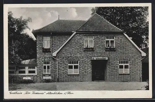 AK Altenbücken i. Han., Gasthaus Zur Kastanie v. Harry Feuss