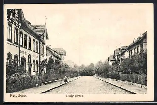 AK Rendsburg, Blick in die Beselerstrasse