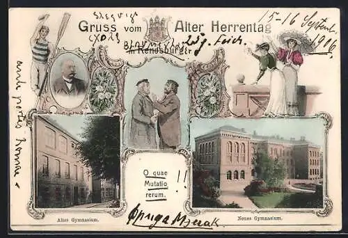 AK Rendsburg, Alter Herrentag, Altes und Neues Gymnasium