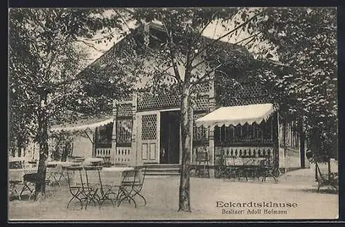 AK Coburg, Gasthaus Eckardtsklause, Bes. Adolf Hofmann