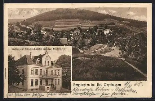 AK Bad Oeynhausen, Gasthof zur Wittekingsquelle, Bes. Aug. Niedermeyer