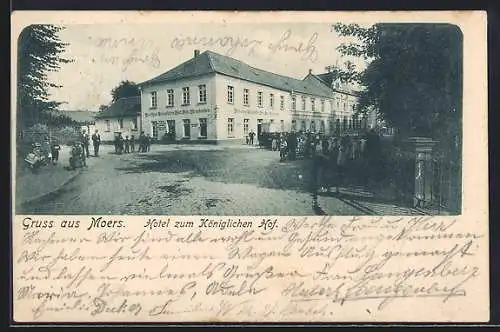 AK Moers, Hotel zum Königlichen Hof