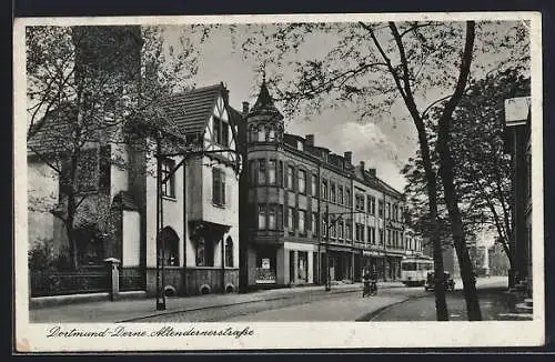 AK Dortmund-Derne, Blick in die Altendernerstrasse