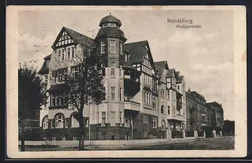 AK Rendsburg, Partie in der Moltkestrasse