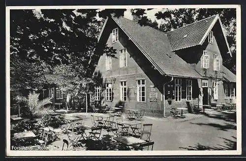 AK Lüneburg, Gasthof Forsthaus Rote Schleuse, Bes. Ernst Nick